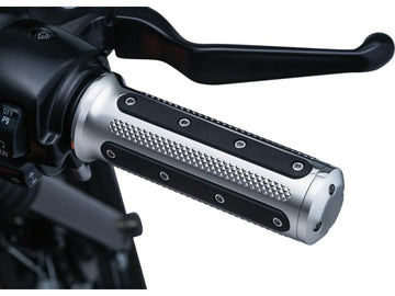 Harley Davidson FL Shovel [1981-1984] -Heavy Industry Grip Chrome 1 "Gas Trains - 0