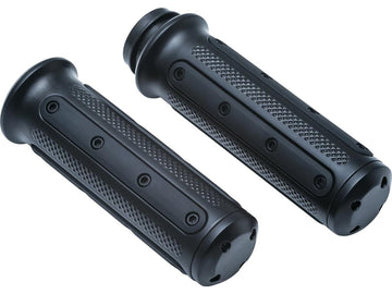 Harley Davidson Touring [2008-2024] -Heavy Industry Grip Black Satin 1 "