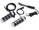 Harley Davidson Touring [2008-2024] – ISO Beheizte Griffe Chrom 1" Gaszug per Draht-5