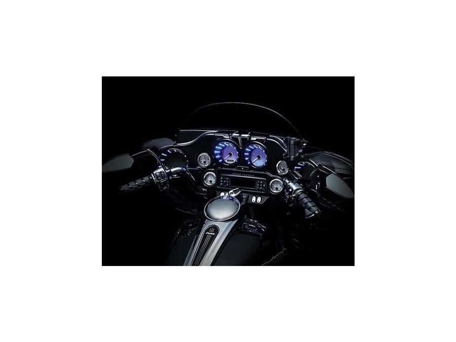 Harley Davidson Touring [1996-2013] – Tacho- & Drehzahlmesser-Akzent Schwarz