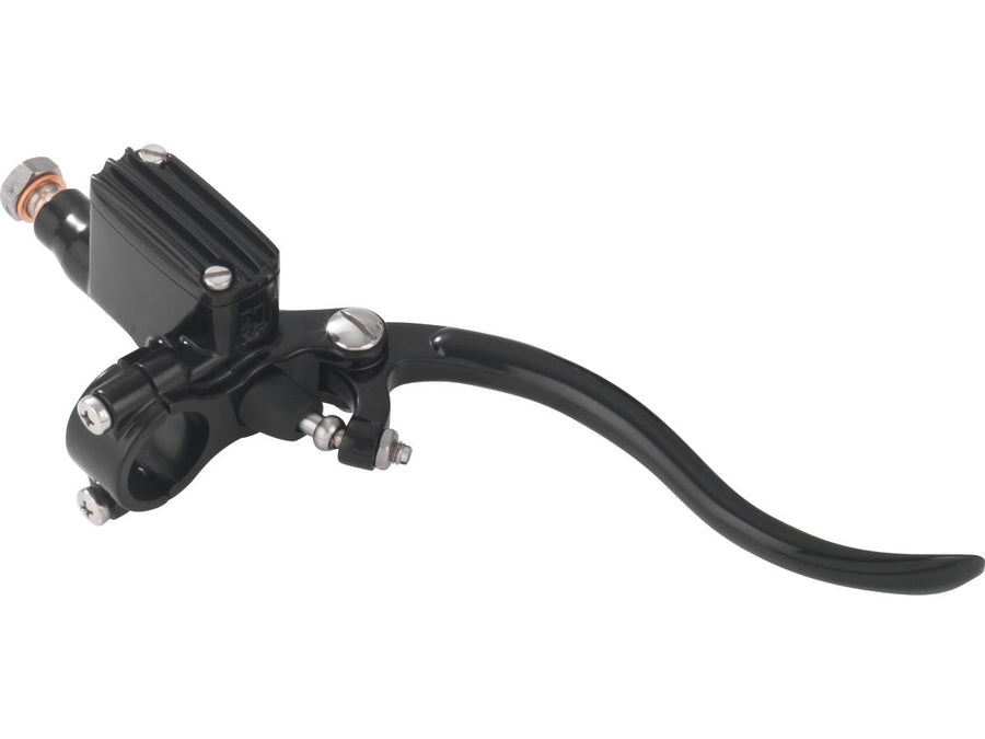 Harley Davidson – Deluxe Bremszylinder-Kit mit schwarzem Hebel und schwarzem Deckel