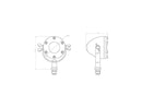 Harley Davidson – LED-Rücklicht Aluminium poliert klar LED-5