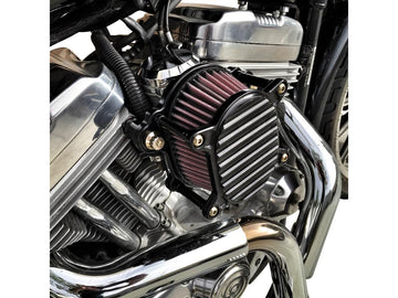 Harley Davidson Dyna [1999-2017] -OMEGA Ribbed Air Filter Black