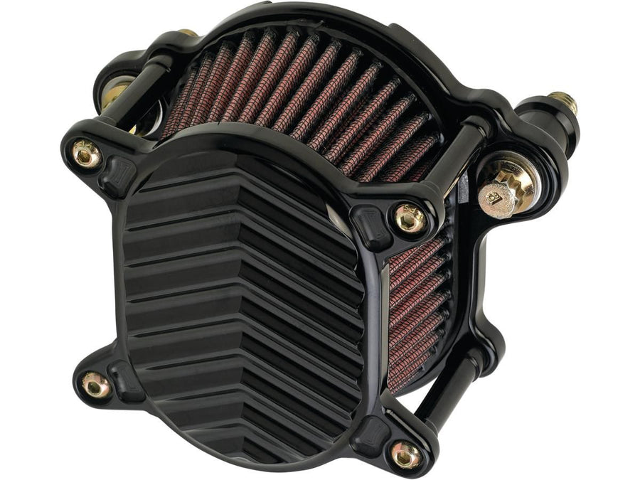 Harley Davidson Dyna [1999-2017] -Omega V-Fin Air Filter Black