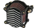 Harley Davidson Dyna [1999-2017] -Omega V-Fin Air Filter Black-1