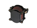 Harley Davidson Sportster [1991-2006] – Omega Glatter Luftfilter Schwarz-3