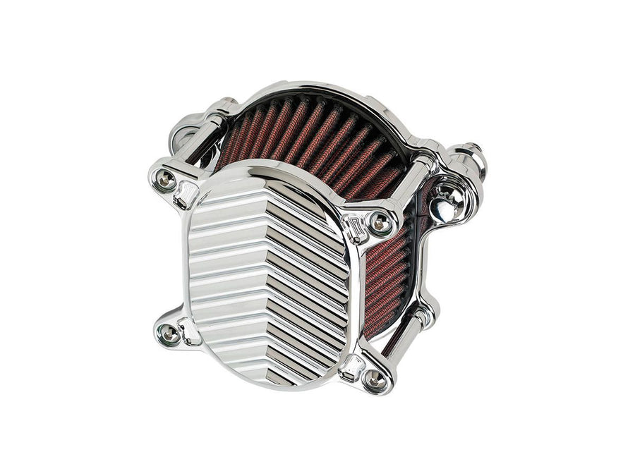 Harley Davidson Sportster [1991-2006] – Omega V-Fin Luftfilter Chrom