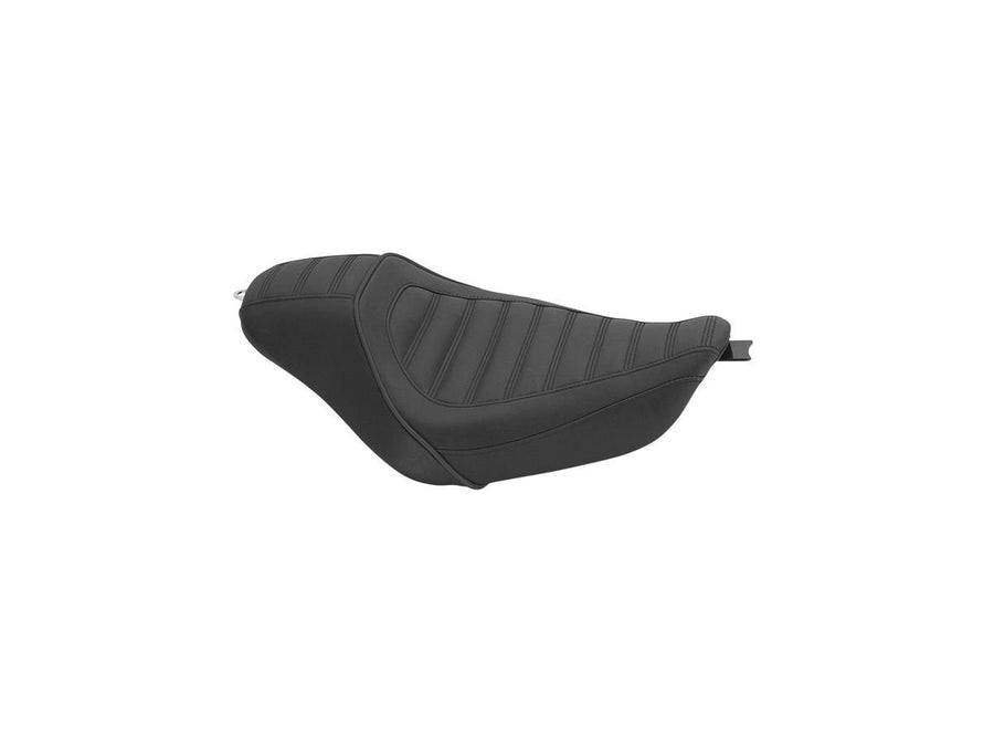 Harley Davidson Softail Hinweis [2000-2017] – Horizontaler Solositz Schwarz Vinyl