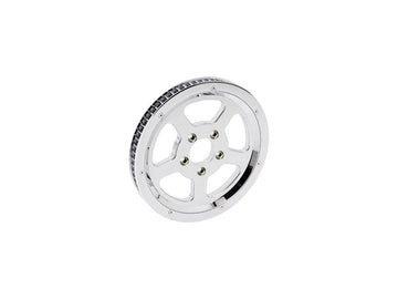 Harley Davidson Touring Hinweis [2000-2006] – 5-Speichen Hinterradriemenscheibe Chrom