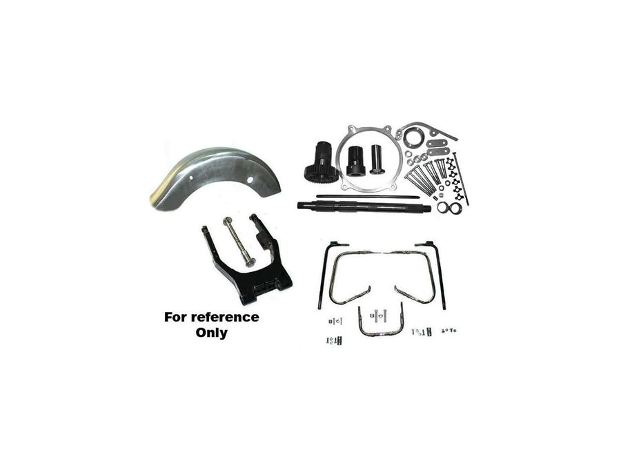 Harley Davidson – Breiter Reifen Schwinge Satteltaschenhalterung Chrom