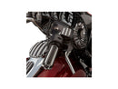 Harley Davidson FL Shovel [1981-1984] – 10-Gauge Griffe Schwarz Eloxiert 1" Gaszüge-3