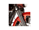 Harley Davidson Touring [1999-2013] – 10-Gauge Gabelschutz Schwarz Eloxiert-2