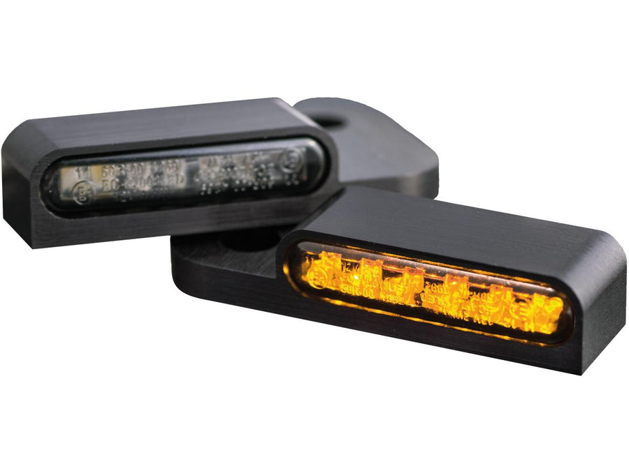 Harley Davidson Dyna [1996-2017] -OEM Handkontroll LED Turn Signals Black Anodized