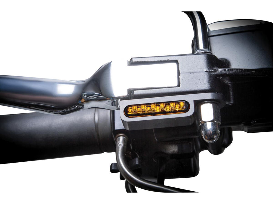 Harley Davidson Sportster [2014-2020] – OEM Handsteuerung LED Blinker Schwarz