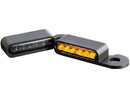 Harley Davidson FXSBSE [2013-2014] – OEM Handsteuerung LED-Blinker Schwarz Eloxiert-1
