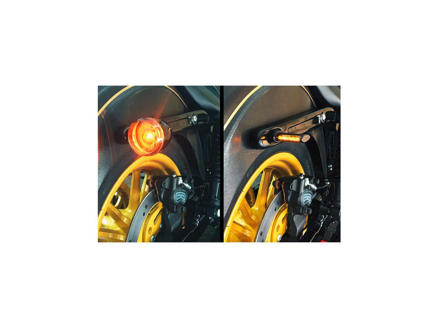 Harley Davidson Softail [1993-2024] – Winglet 3in1 LED Blinker/Rücklicht/Bremslicht