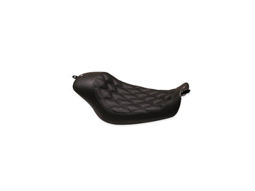Harley Davidson Dyna [2006-2017] -Bob Job Boss Diamond Seat Black Vinyl
