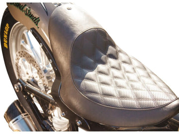 Harley Davidson Softail Hinweis [2008-2017] – Enzo Horizontal Einzelsitz für 150mm - 0