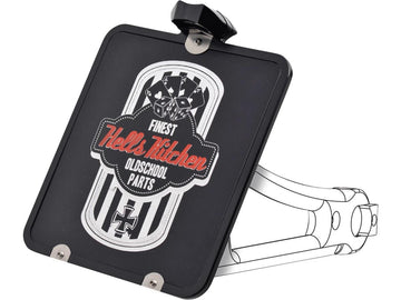 Harley Davidson - Nook registreringsplatta Holder Base Plate Tyskland 200x180mm