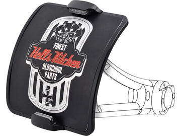 Harley Davidson-Twice Clamp registreringsplatta Holder Base Plate Tyskland 200x180mm