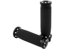 Harley Davidson FL Shovel [1981-1984] – Tracker Griffset Kontrastschnitt eloxiert mit-3