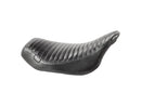 Harley Davidson Touring [2008-2025] – Streaker Sitz mit gefalteter Naht Schwarz Vinyl-3