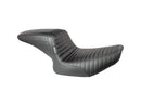 Harley Davidson FX Model [1985-1994] – Kickflip Sitz Gefaltete Naht Schwarzes Vinyl-1
