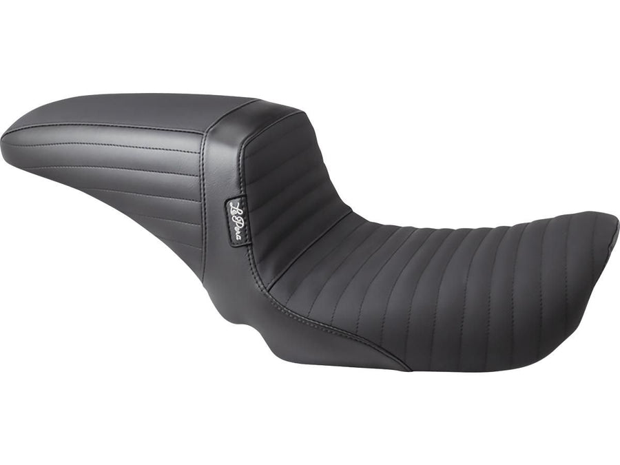 Harley Davidson Dyna [2006-2017] -Kickflip säte vikta sömmar handtag svart