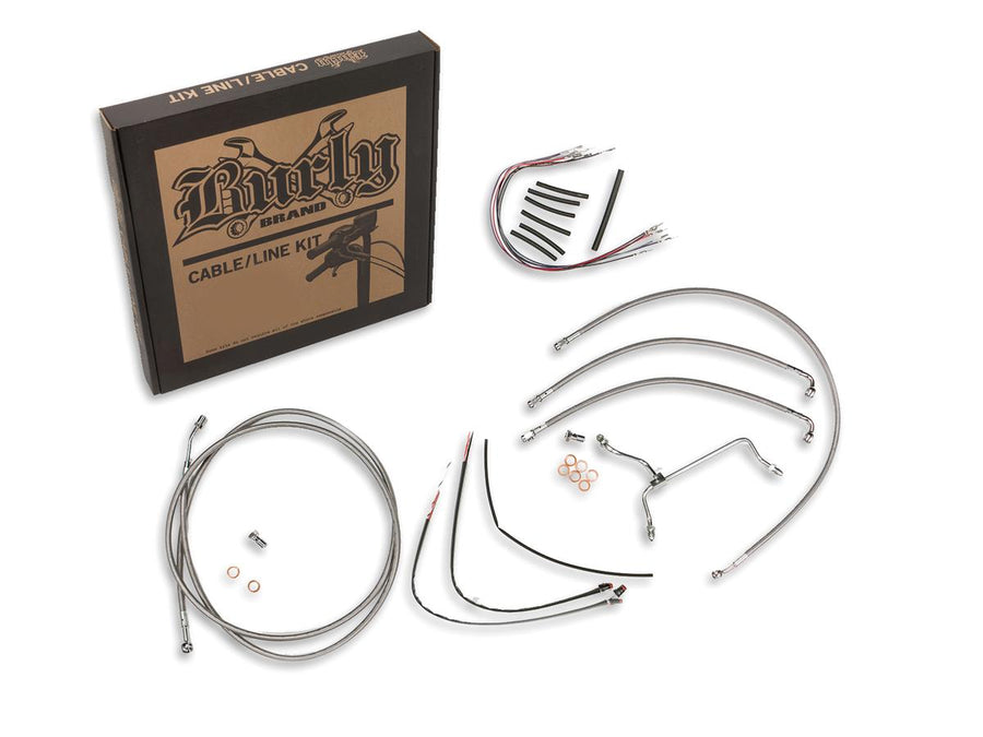 Harley Davidson FLHRC [2014-2016] – 16" Gorilla Bar Kabelsatz aus Edelstahl …