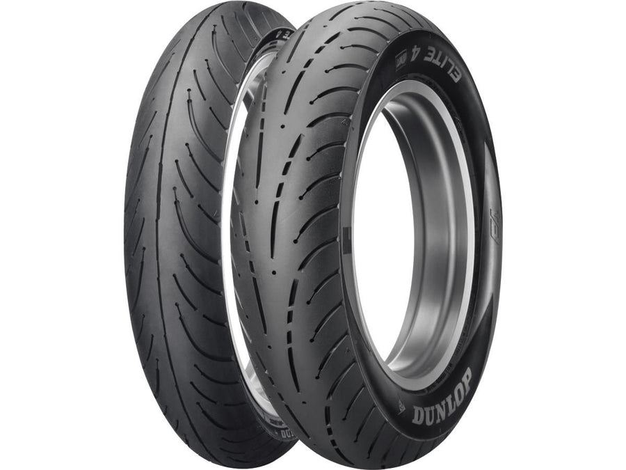 Harley Davidson-Elite 4 däck 130/70 R-18 63H TL Black Wall