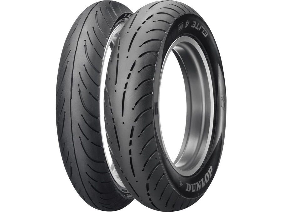 Harley Davidson-Elite 4 däck 130/70 R-18 63H TL Black Wall