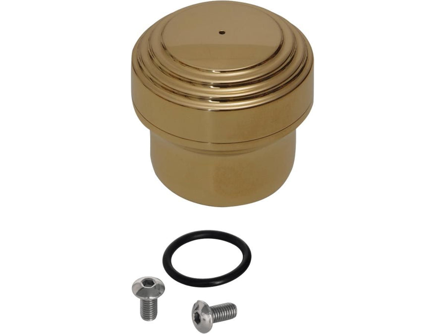 Harley Davidson - Oldstyle Mini Hand Control Polished Oil Reservoar Brass