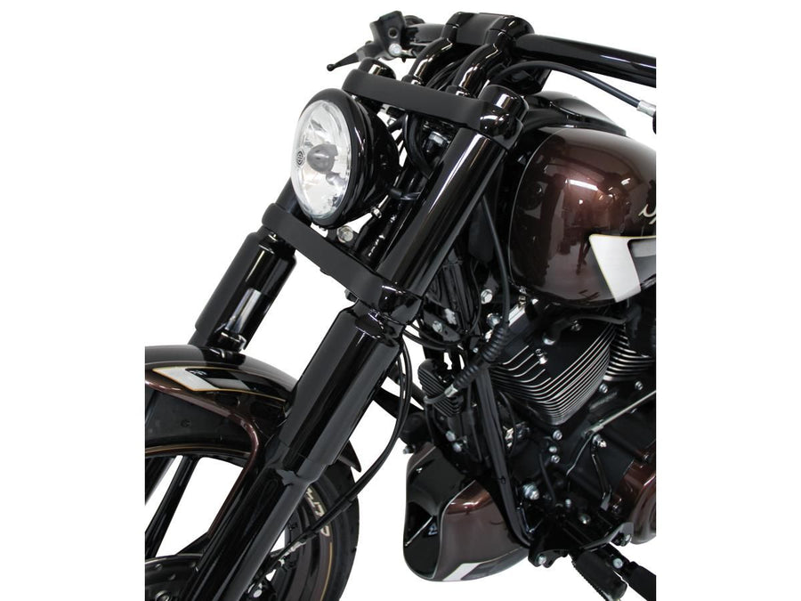 Harley Davidson FXSBSE [2013-2014] – Untere Gabelabdeckung Schwarz Glanz