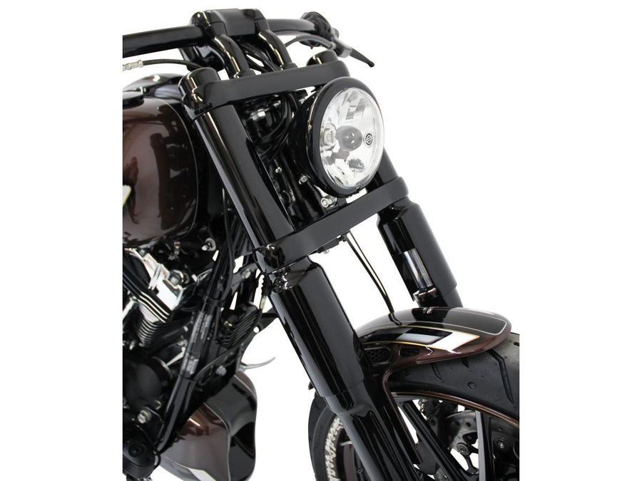 Harley Davidson FXSBSE [2013-2014] – Untere Gabelabdeckung Schwarz Glanz