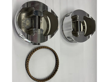 Harley Davidson-Piston, set, 4 "x 4-5/8", +.010 ", FD, förpackad, .792" WP, HSF