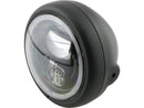 Harley Davidson - Pecos Type 7 5 3/4 "strålkastare Black Powder -Coated LED-1