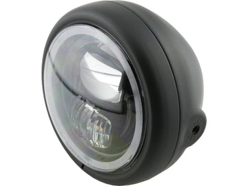 Harley Davidson - Pecos Type 7 5 3/4 "Headlight black powder -coated LED