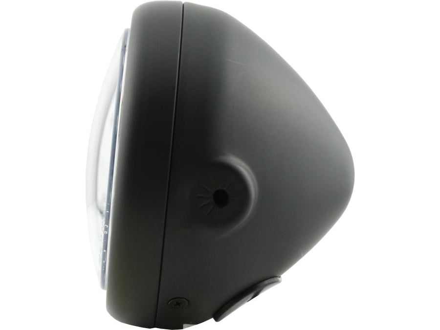 Harley Davidson - Pecos Type 7 5 3/4 "strålkastare Black Powder -Coated LED