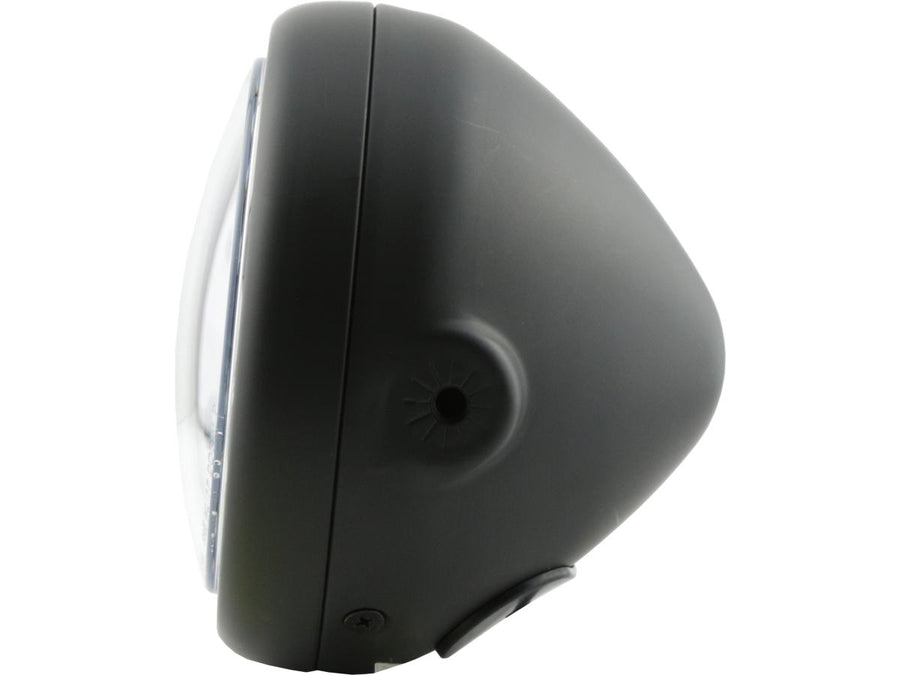 Harley Davidson - Pecos Type 7 5 3/4 "strålkastare Black Powder -Coated LED