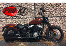 Harley Davidson Softail [2018-2024] -RIBBED ROCCHER BOX LID RAW-8