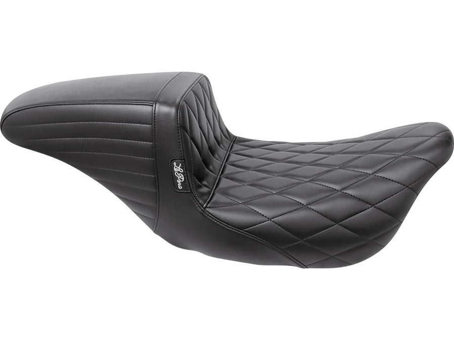 Harley Davidson Touring [2008-2025] – Kickflip Sitz Diamantsteppung Schwarzes Vinyl
