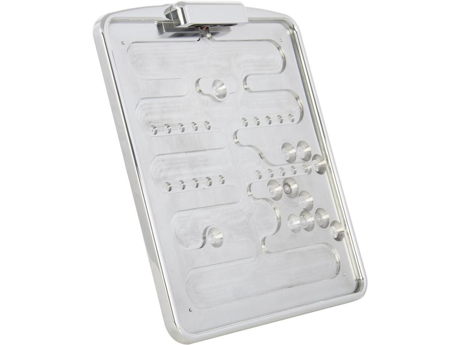 Harley Davidson-Frame-licensinnehavare med registreringsskyltets schweiziska storlek