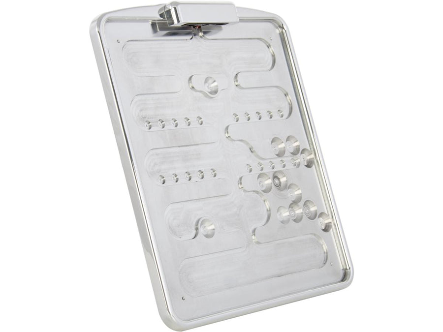Harley Davidson-Frame-licensinnehavare med registreringsskyltets schweiziska storlek