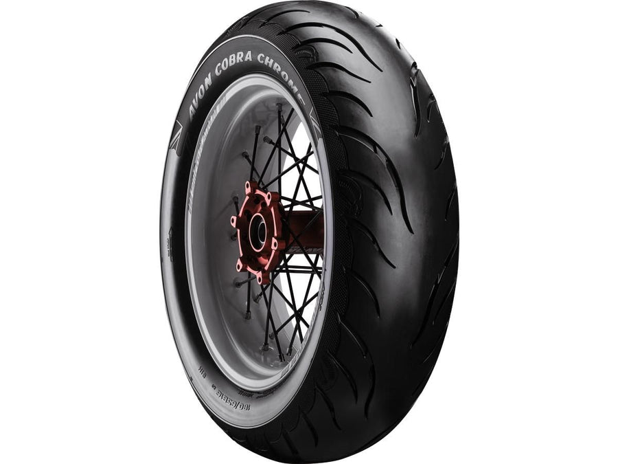 Harley Davidson – Cobra Chrom Reifen 140/70 B-18 73H TL Verstärkte Schwarze Wand