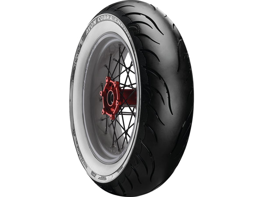 Harley Davidson – Cobra Chrom Reifen 140/90 B-16 77H TL Verstärkt Weißwand