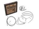 Harley Davidson Touring [2017-2020] -13 "Excavator Bar Cable Set rostfritt stål Clear ...-1