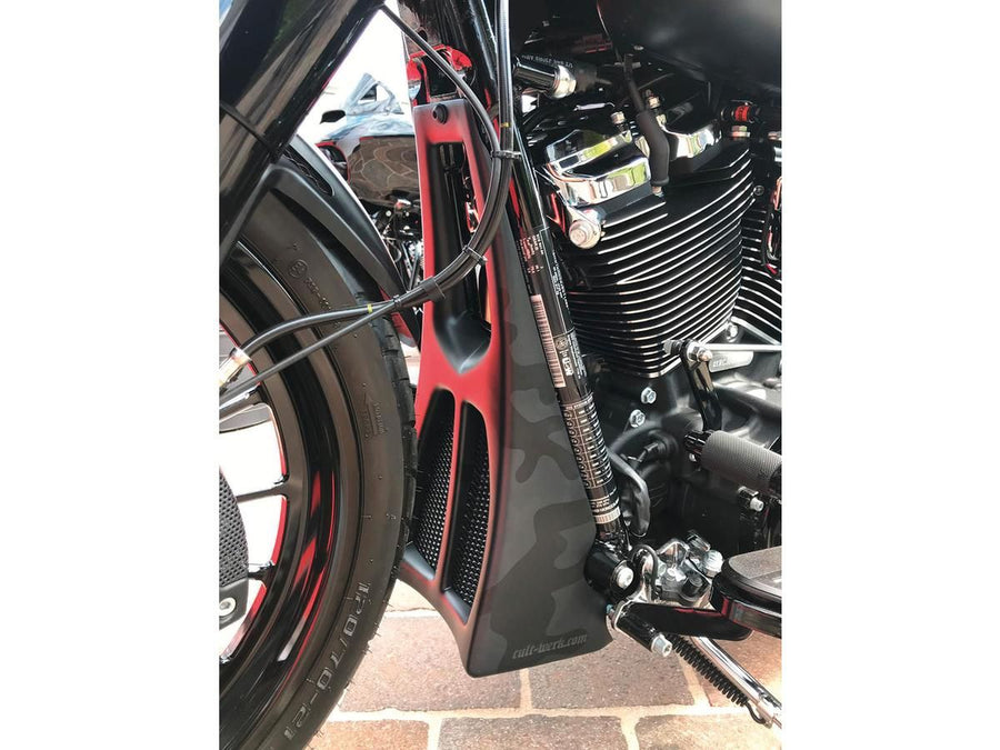 Harley Davidson Flhx [2009-2014]-Custom chin cladding black black