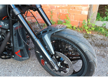 Harley Davidson FXDRS 114 [2019-2020] -lånsgaffel täcker svart glans - 0