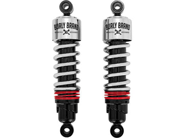 Harley Davidson Dyna [1991-2017] -SLAMMER PLUS TWIN SHOCK APSERBER CHROMA 11.5 "