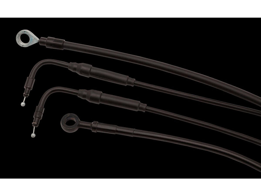 Harley Davidson Sportster [2014-2020] – Clubman Bar Kabelsatz Schwarz Vinyl ABS …